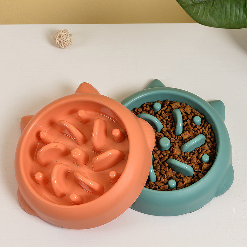 Slow Feeder Dog Bowl - Anti Choking Pet Food Bowl Prevents Bloat & Fast Eating