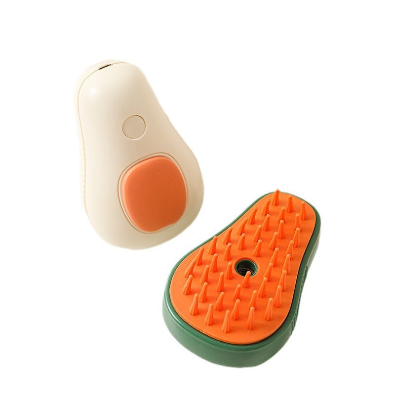 Avocado-Shaped Pet Steam Brush